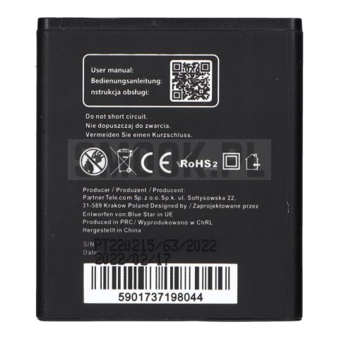 BLUE STAR bateria do HUAWEI Y3 / Y300 / Y500 / W1 1600 mAh