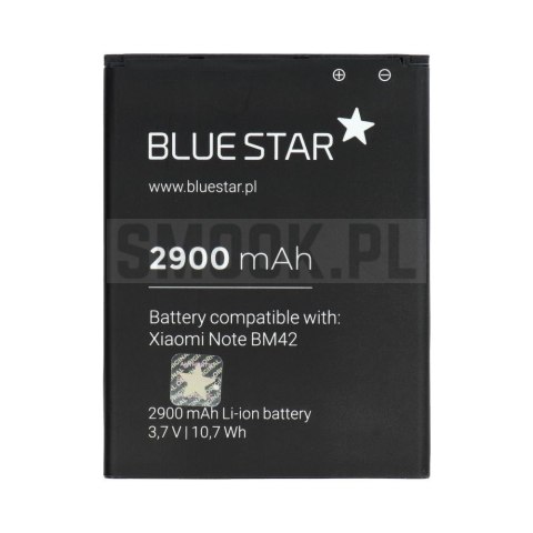 BLUE STAR bateria do XIAOMI Mi Note (BM42) 2900 mAh