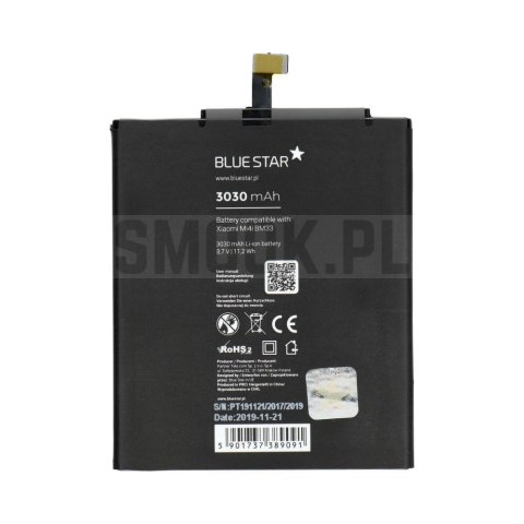 BLUE STAR bateria do XIAOMI Mi4i (BM33) 3030 mAh