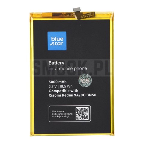 BLUE STAR bateria do XIAOMI REDMI 9A / 9C / POCO M2 Pro (BN56) 5000 mAh