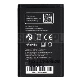 BLUE STAR bateria do NOKIA 1208 / 1200 / C1 / 1616 / 1800 1100 mAh