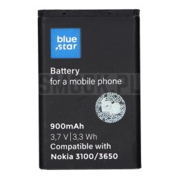 BLUE STAR bateria do NOKIA 3100 / 3650 / 6230 / 3110 Classic 900 mAh