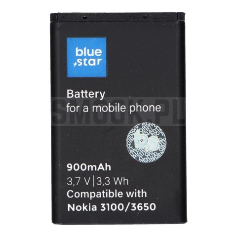 BLUE STAR bateria do NOKIA 3100 / 3650 / 6230 / 3110 Classic 900 mAh