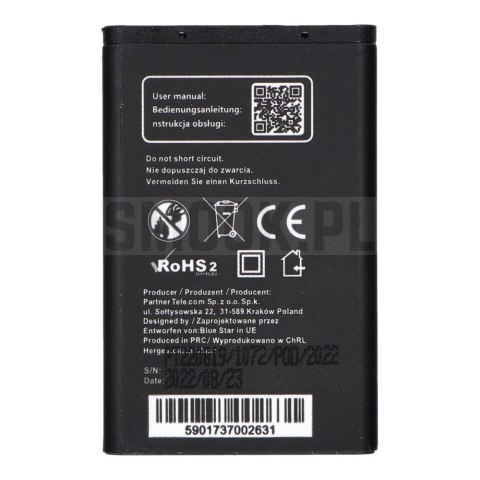 BLUE STAR bateria do NOKIA 3100 / 3650 / 6230 / 3110 Classic 900 mAh
