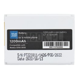 BLUE STAR bateria do NOKIA 3310 / 3510 1200 mAh
