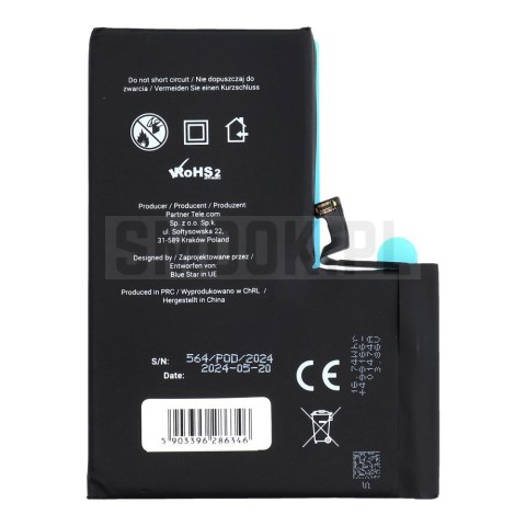 BLUE STAR HQ bateria do IPHONE 14 Pro Max 4323 mAh