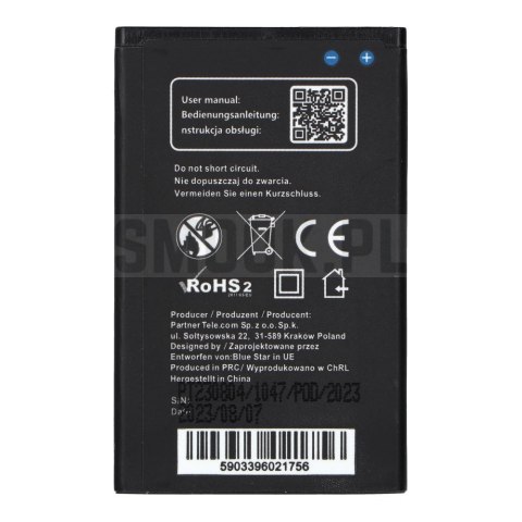 BLUE STAR bateria do NOKIA 3310 (2017) / 230 / 225 1200 mAh
