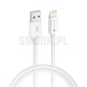 FORCELL F-ENERGY C703 kabel USB A do Lightning MFi 2,4A 12W 1 m biały