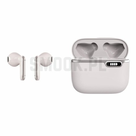 ART słuchawki bezprzewodowe bluetooth TWS + stacja dokująca ze złączem Typ C AP-TW-B4W białe ART słuchawki bezprzewodowe bluetooth TWS + stacja dokująca ze złączem Typ C AP-TW-B4W białe