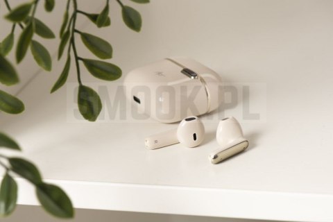 ART słuchawki bezprzewodowe bluetooth TWS + stacja dokująca ze złączem Typ C AP-TW-B4W białe ART słuchawki bezprzewodowe bluetooth TWS + stacja dokująca ze złączem Typ C AP-TW-B4W białe