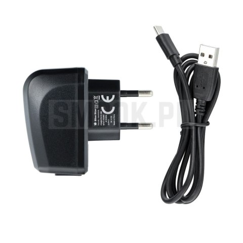 BLUE STAR LITE ładowarka sieciowa 2A 10W USB A + kabel USB A do Typ C TFK-TC-1095B czarna BLUE STAR LITE ładowarka sieciowa 2A 10W USB A + kabel USB A do Typ C TFK-TC-1095B czarna