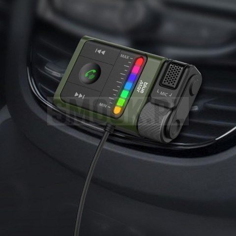 BLUE STAR transmiter FM bluetooth Equalizer BT64 czarny BLUE STAR transmiter FM bluetooth Equalizer BT64 czarny