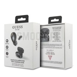GUESS słuchawki bluetooth TWS + stacja dokująca GUTWSJL4GBK czarne