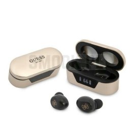 GUESS słuchawki bluetooth TWS + stacja dokująca GUTWST31ED złote