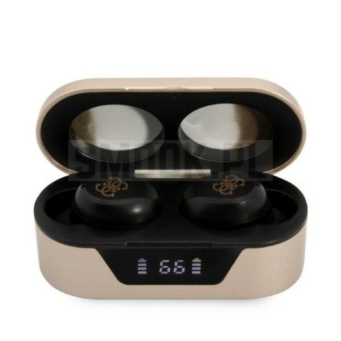 GUESS słuchawki bluetooth TWS + stacja dokująca GUTWST31ED złote GUESS słuchawki bluetooth TWS + stacja dokująca GUTWST31ED złote