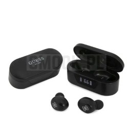 GUESS słuchawki bluetooth TWS + stacja dokująca GUTWST31EK czarne