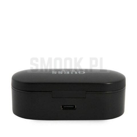 GUESS słuchawki bluetooth TWS + stacja dokująca GUTWST31EK czarne GUESS słuchawki bluetooth TWS + stacja dokująca GUTWST31EK czarne