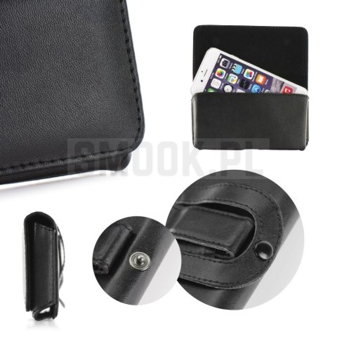 Kabura uniwerslana do paska CHIC VIP model 6 ( SAMSUNG Solid B2710 / CAT B25 ) czarna Kabura uniwerslana do paska CHIC VIP model 6 ( SAMSUNG Solid B2710 / CAT B25 ) czarna