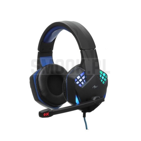 ART słuchawki przewodowe nagłowne gamingowe Jack 3,5 mm / USB A z mikrofonem G11 czarne ART słuchawki przewodowe nagłowne gamingowe Jack 3,5 mm / USB A z mikrofonem G11 czarne