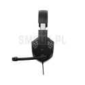 ART słuchawki przewodowe nagłowne gamingowe Jack 3,5 mm / USB A z mikrofonem G11 czarne