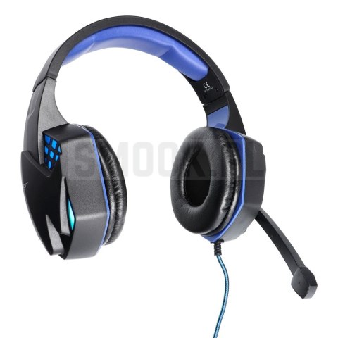 ART słuchawki przewodowe nagłowne gamingowe Jack 3,5 mm / USB A z mikrofonem G11 czarne ART słuchawki przewodowe nagłowne gamingowe Jack 3,5 mm / USB A z mikrofonem G11 czarne