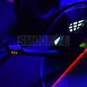 ART słuchawki przewodowe nagłowne gamingowe Jack 3,5 mm / USB A z mikrofonem G11 czarne