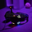 ART słuchawki przewodowe nagłowne gamingowe Jack 3,5 mm / USB A z mikrofonem G11 czarne