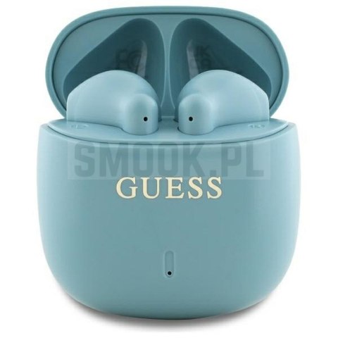 GUESS słuchawki bluetooth TWS GUTWSJ14ESGQ turkosowe