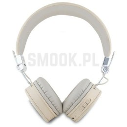 GUESS słuchawki bluetooth nagłowne ENC GUBH70PGTSPSE beżowe