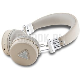 GUESS słuchawki bluetooth nagłowne ENC GUBH70PGTSPSE beżowe