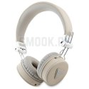 GUESS słuchawki bluetooth nagłowne ENC GUBH70PGTSPSE beżowe