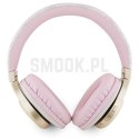 GUESS słuchawki bluetooth nauszne GUBH604GEMP (4G Script) różowe