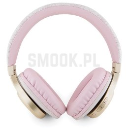 GUESS słuchawki bluetooth nauszne GUBH604GEMP (4G Script) różowe