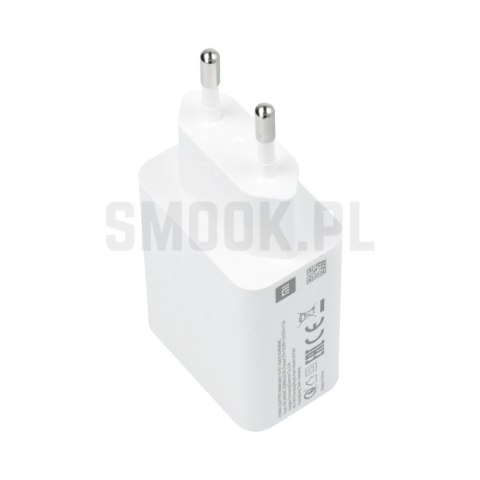 XIAOMI oryginalna ładowarka sieciowa USB A QC3.0 3A 33W MDY-11-EZ biała bulk XIAOMI oryginalna ładowarka sieciowa USB A QC3.0 3A 33W MDY-11-EZ biała bulk