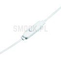 THOMSON słuchawki przewodowe Jack 3,5 mm z mikrofonem EAR3005W białe