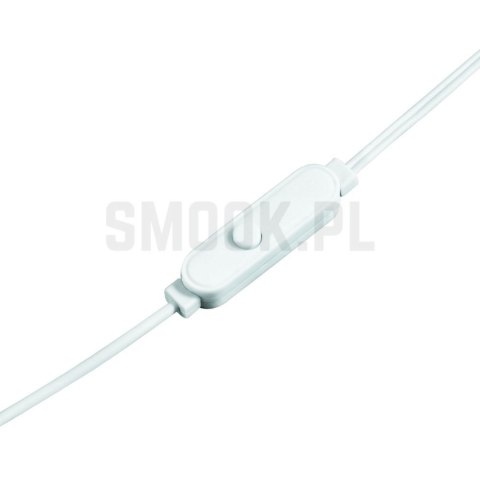 THOMSON słuchawki przewodowe Jack 3,5 mm z mikrofonem EAR3005W białe THOMSON słuchawki przewodowe Jack 3,5 mm z mikrofonem EAR3005W białe