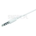 THOMSON słuchawki przewodowe Jack 3,5 mm z mikrofonem EAR3005W białe
