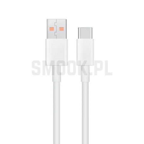 XIAOMI oryginalny kabel USB A do Typ C 6A 1 m biały bulk XIAOMI oryginalny kabel USB A do Typ C 6A 1 m biały bulk