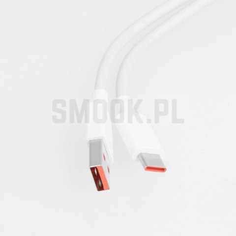 XIAOMI oryginalny kabel USB A do Typ C 6A 1 m biały bulk XIAOMI oryginalny kabel USB A do Typ C 6A 1 m biały bulk