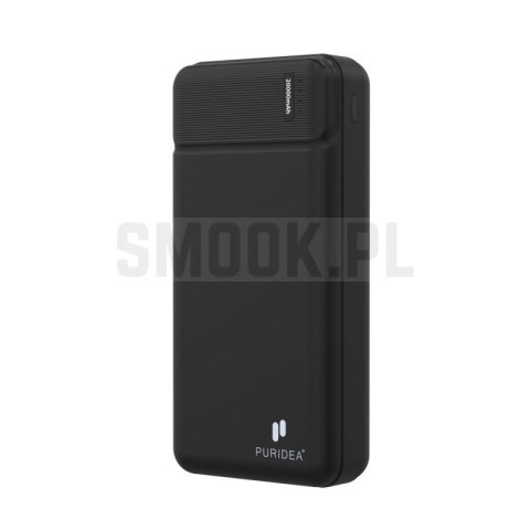 PURIDEA powerbank 20000 mAh PD QC3.0 3A 20W Q7 czarny PURIDEA powerbank 20000 mAh PD QC3.0 3A 20W Q7 czarny