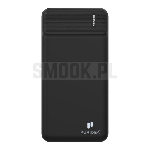 PURIDEA powerbank 20000 mAh PD QC3.0 3A 20W Q7 czarny PURIDEA powerbank 20000 mAh PD QC3.0 3A 20W Q7 czarny