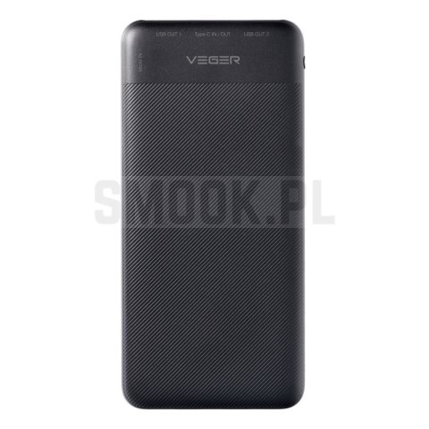 VEGER powerbank 10000 mAh PD QC3.0 2A 20W A11S (W1133S) czarny. VEGER powerbank 10000 mAh PD QC3.0 2A 20W A11S (W1133S) czarny.