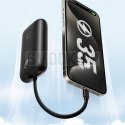 VEGER powerbank 10000 mAh z wbudowanymi kablami Typ C / Lightning PD QC3.0 35W K1 (W1188) czarny