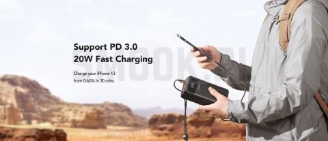 VEGER powerbank 50000 mAh PD QC3.0 5A 22,5W Tank Lite (W5001) czarny VEGER powerbank 50000 mAh PD QC3.0 5A 22,5W Tank Lite (W5001) czarny