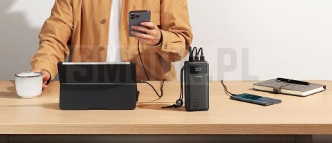 VEGER powerbank 50000 mAh PD QC3.0 5A 22,5W Tank Lite (W5001) czarny VEGER powerbank 50000 mAh PD QC3.0 5A 22,5W Tank Lite (W5001) czarny