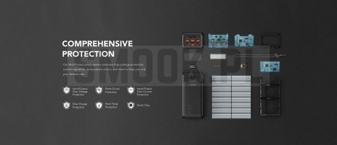 VEGER powerbank 50000 mAh PD QC3.0 5A 22,5W Tank Lite (W5001) czarny VEGER powerbank 50000 mAh PD QC3.0 5A 22,5W Tank Lite (W5001) czarny