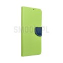Kabura FANCY Book do SAMSUNG A33 5G limonka / granatowy