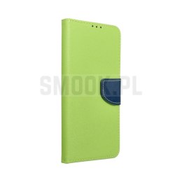Kabura FANCY Book do SAMSUNG A33 5G limonka / granatowy