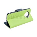 Kabura FANCY Book do SAMSUNG A33 5G limonka / granatowy