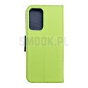 Kabura FANCY Book do SAMSUNG A33 5G limonka / granatowy